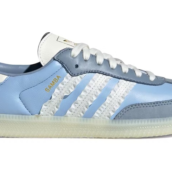 adidas gazelle silver green womens Adidas Samba OG Light Blue/White main image 0